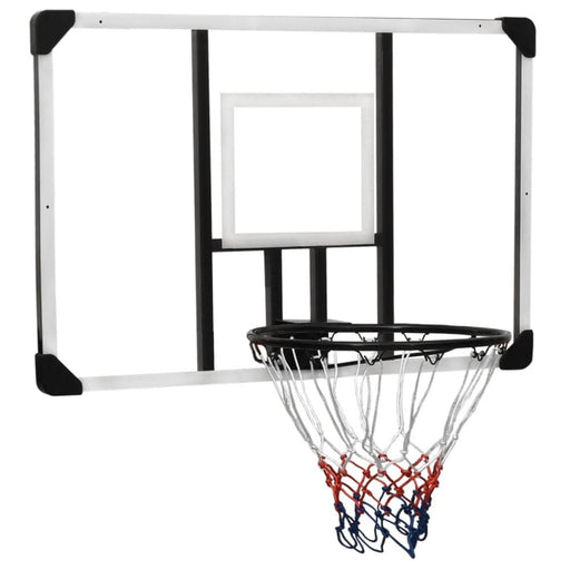 Basketball Backboard Transparent 106x69x3 Cm Polycarbonate