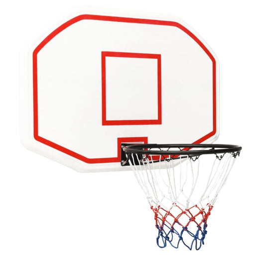 Basketball Backboard White 109x71x3 Cm Polyethene Ktllx