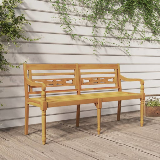 Batavia Bench 150 Cm Solid Wood Teak Tokoai