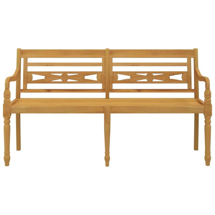 Batavia Bench 150 Cm Solid Wood Teak Tokoai