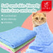 Pet Bath Towel Soft Lint-free Dogs Cats Towels Absorbent