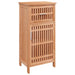 Bathroom Cabinet 42x29x82 Cm Solid Wood Walnut Tpbtpa