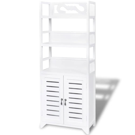 Bathroom Cabinet Albuquerque Wood White 46x24x117.5 Cm