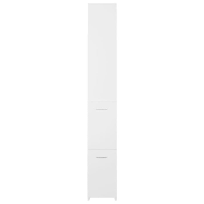 Bathroom Cabinet White 25x26.5x170 Cm Engineered Wood Nbnato