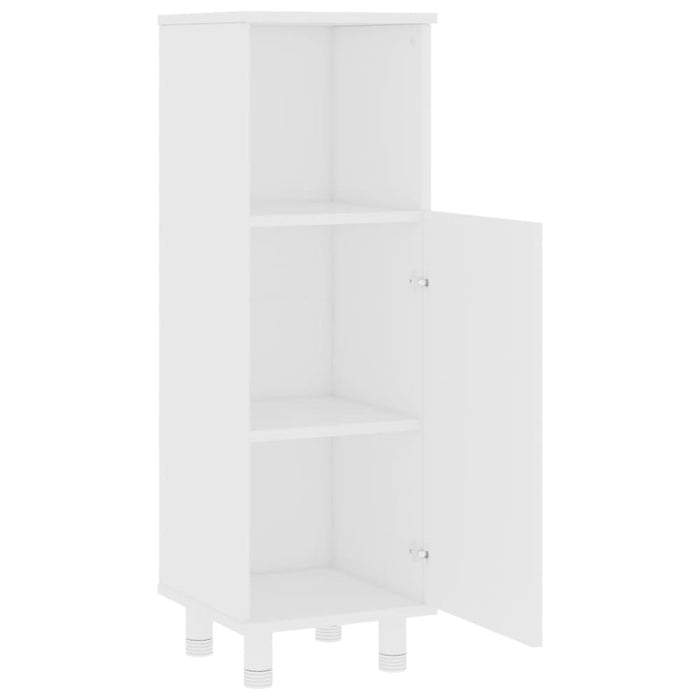 Bathroom Cabinet White 30x30x95 Cm Engineered Wood Nbxlop