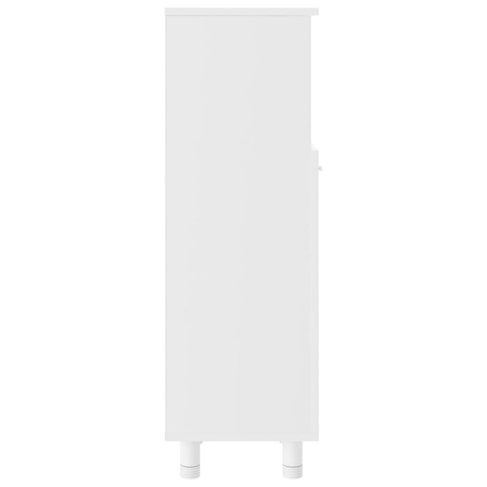 Bathroom Cabinet White 30x30x95 Cm Engineered Wood Nbxlop