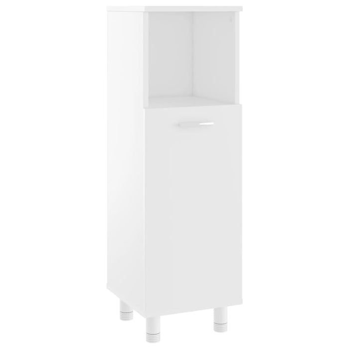 Bathroom Cabinet White 30x30x95 Cm Engineered Wood Nbxlop