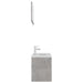 Bathroom Furniture Set Concrete Grey Chipboard Tbibnni