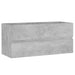 Bathroom Furniture Set Concrete Grey Chipboard Tbiolol