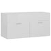 Bathroom Furniture Set Glossy Look White Chipboard Tbibnnk