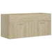 Bathroom Furniture Set Sonoma Oak Chipboard Tbibnkp