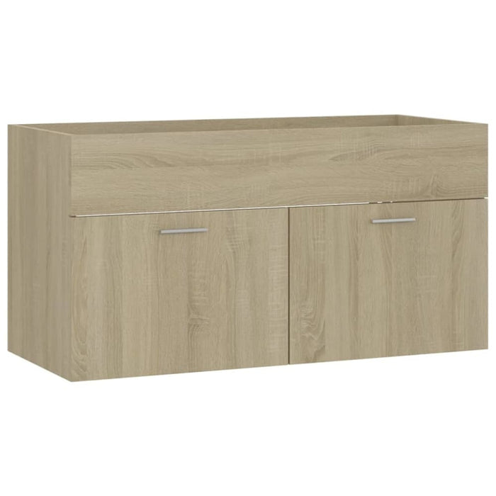 Bathroom Furniture Set Sonoma Oak Chipboard Tbibnnl