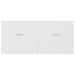 Bathroom Furniture Set White Chipboard Tbibnkx