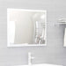 Bathroom Furniture Set White Chipboard Tbiopnp