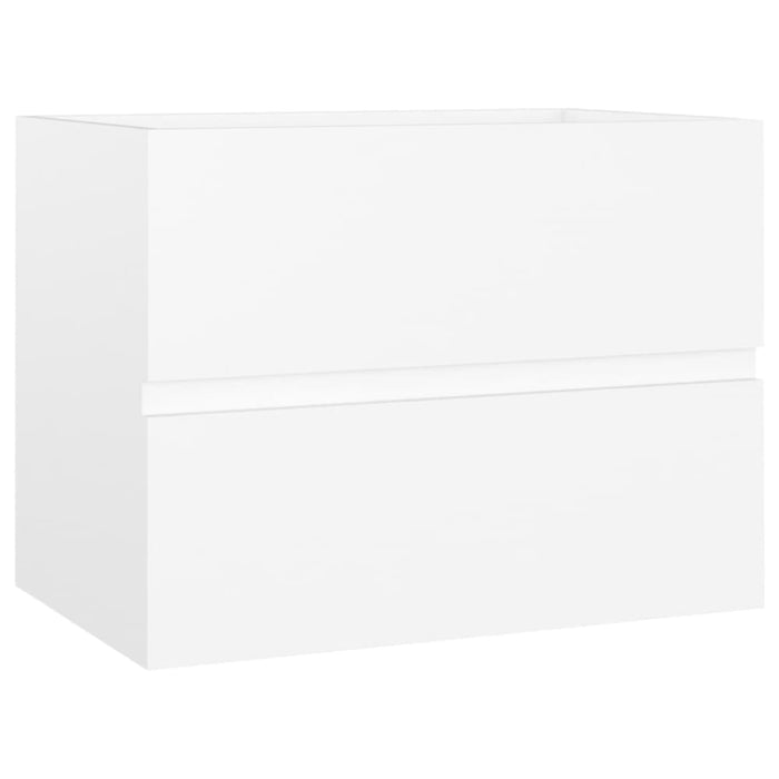 Bathroom Furniture Set White Chipboard Tbiopnp