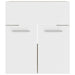 Bathroom Furniture Set White And Sonoma Oak Chipboard