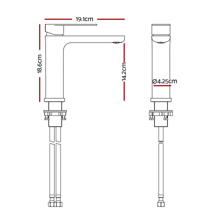 Goslash Picks Bathroom Mixer Tap Basin Taps Vanity Brass