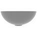 Bathroom Sink Ceramic Light Grey Round Oalknx