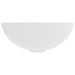 Bathroom Sink Ceramic Matt White Round Oalkil