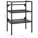 Bathroom Washbasin Frame Black 59x38x83 Cm Iron Ttnann