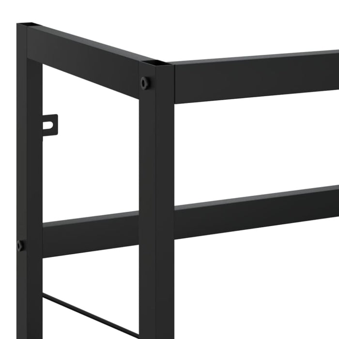 Bathroom Washbasin Frame Black 59x38x83 Cm Iron Ttnpbb