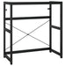 Bathroom Washbasin Frame Black 79x38x83 Cm Iron Ttnpbo