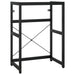 Bathroom Washbasin Frame With Built-in Basin Black Iron