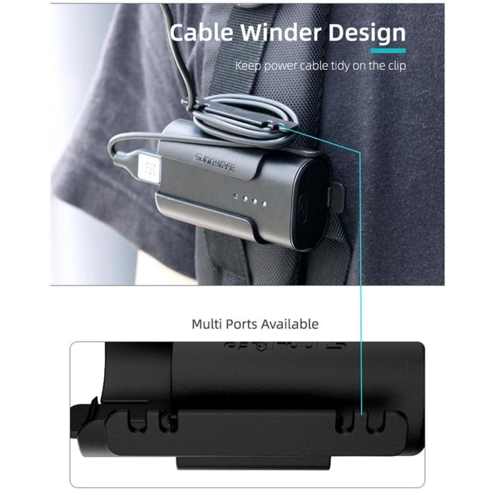 Battery Clip Holder Cable Management Winder Protective Case