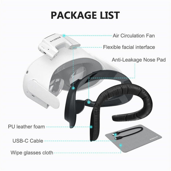 Battery Elite Head Strap Replacements For Oculus Quest 2 M2