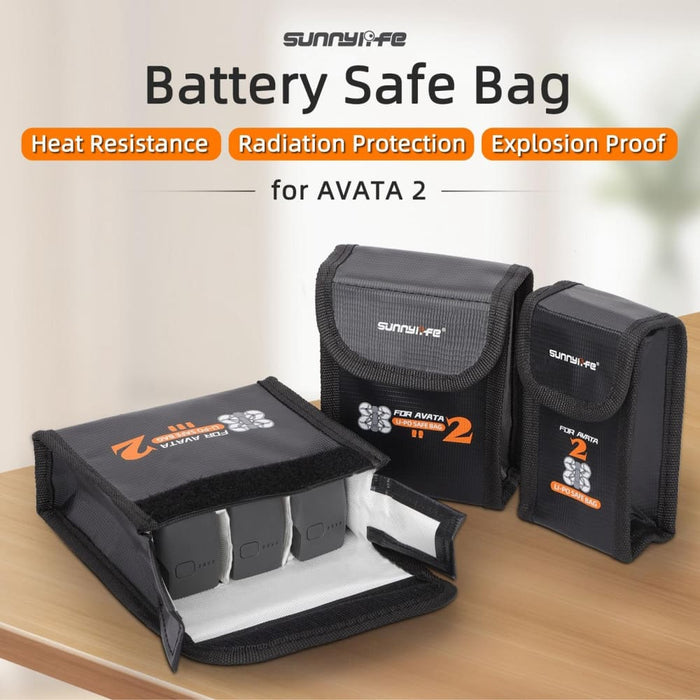 Battery Explosion Proof Safe Bag For Dji Avata 2 Protective