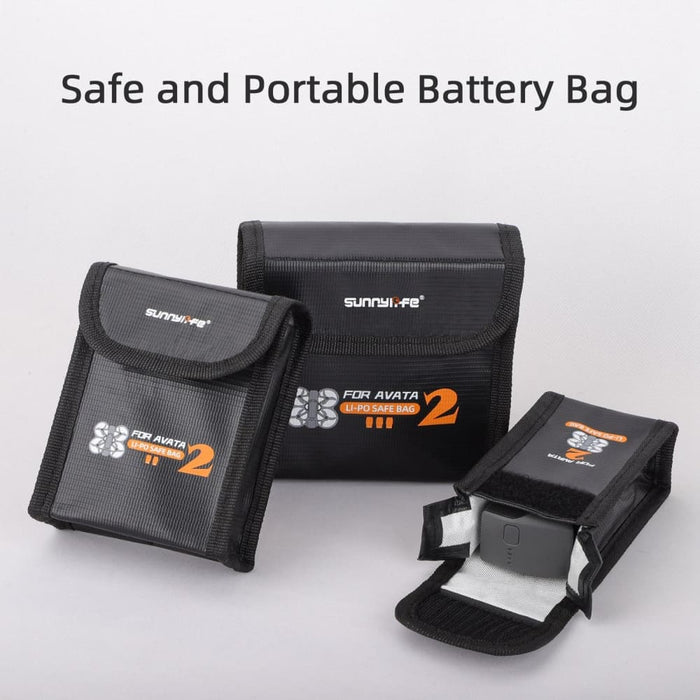 Battery Explosion Proof Safe Bag For Dji Avata 2 Protective