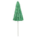 Beach Umbrella Green 240 Cm Toalkn