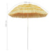 Beach Umbrella Natural 180 Cm Hawaii Style Aapai