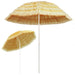 Beach Umbrella Natural 240 Cm Hawaii Style Aapan