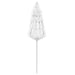 Beach Umbrella White 180 Cm Toaibb