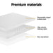 Goslash Picks Bedding Memory Foam Mattress Topper 7-zone