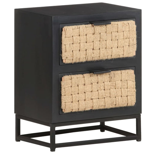 Bedside Cabinet 40x30x50 Cm Solid Mango Wood Txtaka
