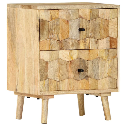 Bedside Cabinet 40x30x50 Cm Solid Mango Wood Xaiixx