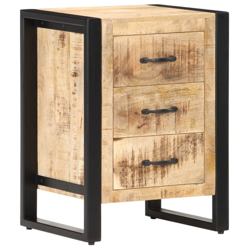 Bedside Cabinet 40x35x55 Cm Solid Mango Wood Txbxxk