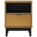 Bedside Cabinet Flam 40x35x50 Cm Solid Wood Pine Tpinox