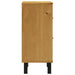 Bedside Cabinet Flam 40x35x80 Cm Solid Wood Pine Tpinoa