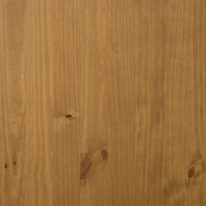 Bedside Cabinet Flam 40x35x80 Cm Solid Wood Pine Tpinoa