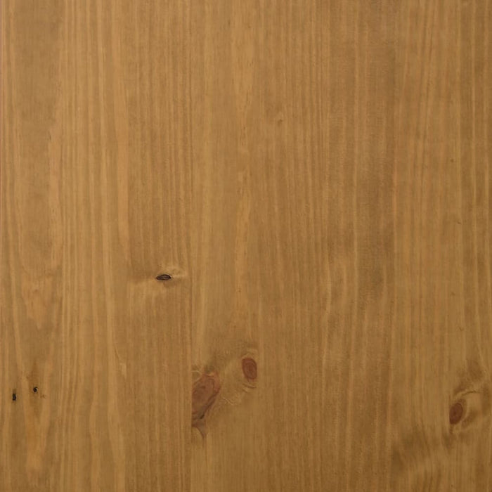 Bedside Cabinet Flam 49x35x50 Cm Solid Wood Pine Tpinot