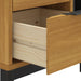 Bedside Cabinet Flam 49x35x50 Cm Solid Wood Pine Tpinot