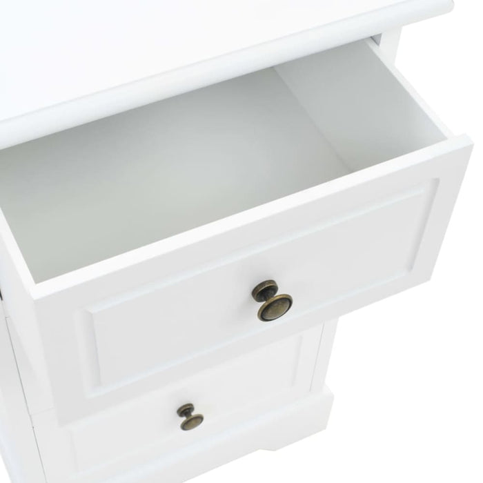 Bedside Cabinet Mdf and Pinewood 35x32x59 Cm Xapipl