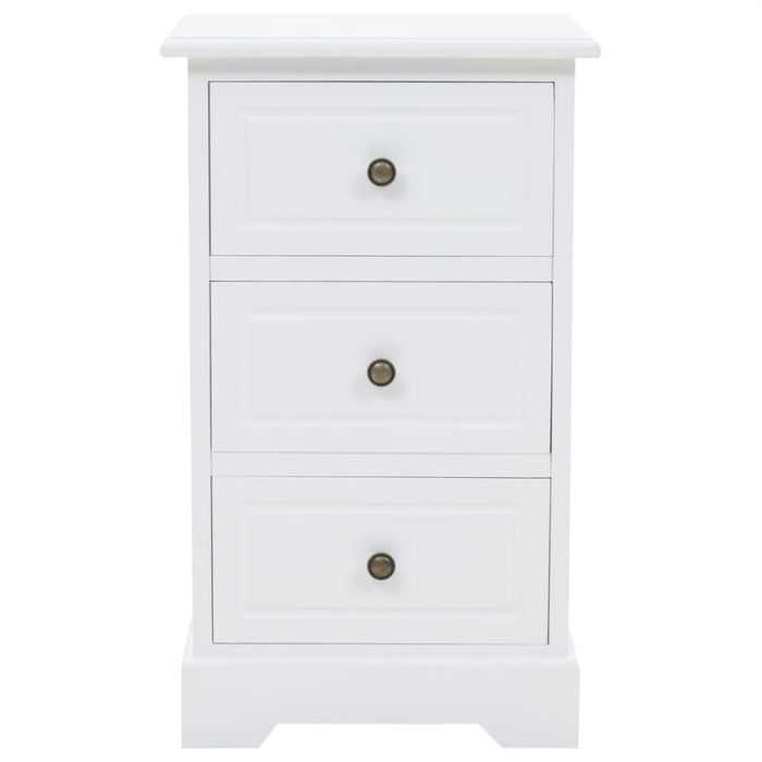 Bedside Cabinet Mdf and Pinewood 35x32x59 Cm Xapipl