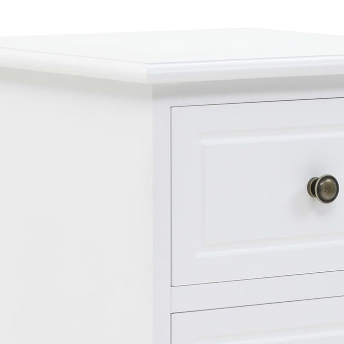 Bedside Cabinet Mdf and Pinewood 35x32x59 Cm Xapipl