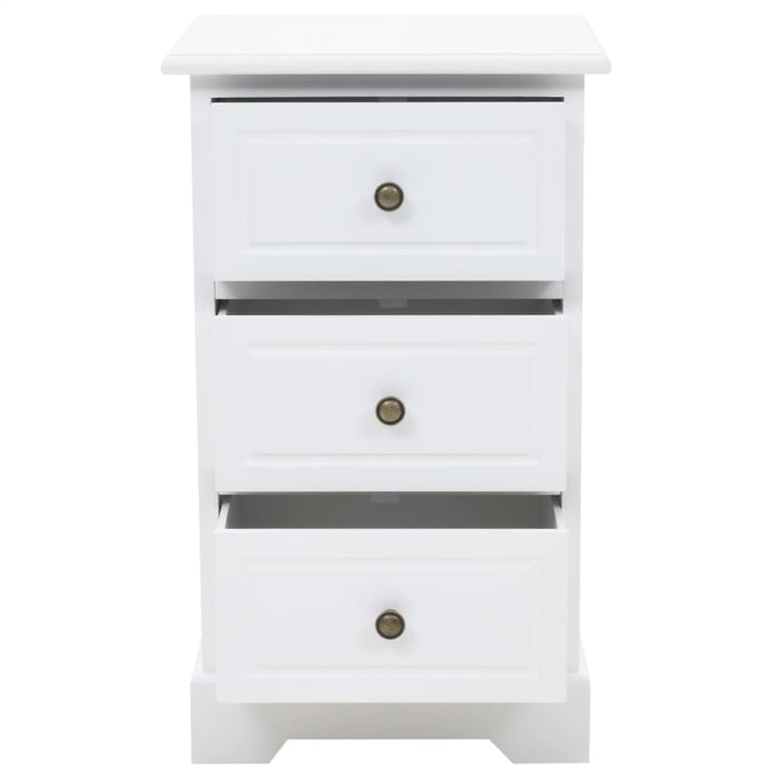 Bedside Cabinet Mdf and Pinewood 35x32x59 Cm Xapipl