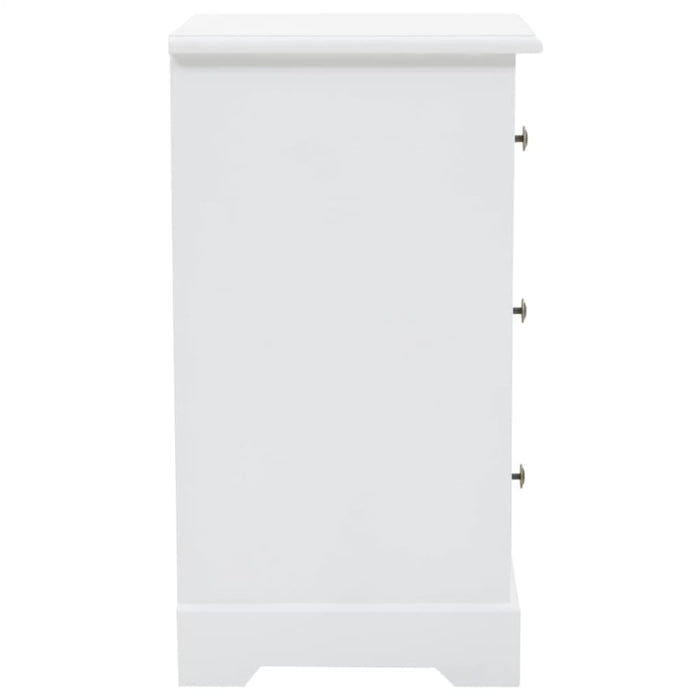 Bedside Cabinet Mdf and Pinewood 35x32x59 Cm Xapipl