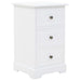 Bedside Cabinet Mdf and Pinewood 35x32x59 Cm Xapipl